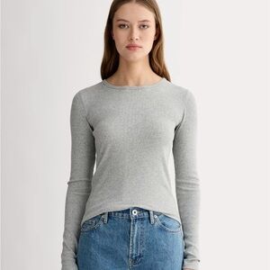 Everlane luxe rib long sleeve
